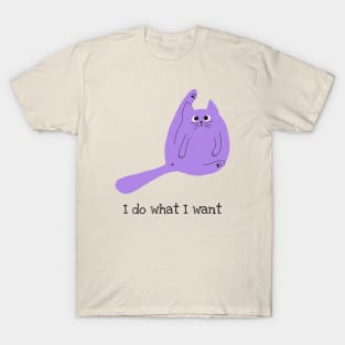 I do what I want T-Shirt